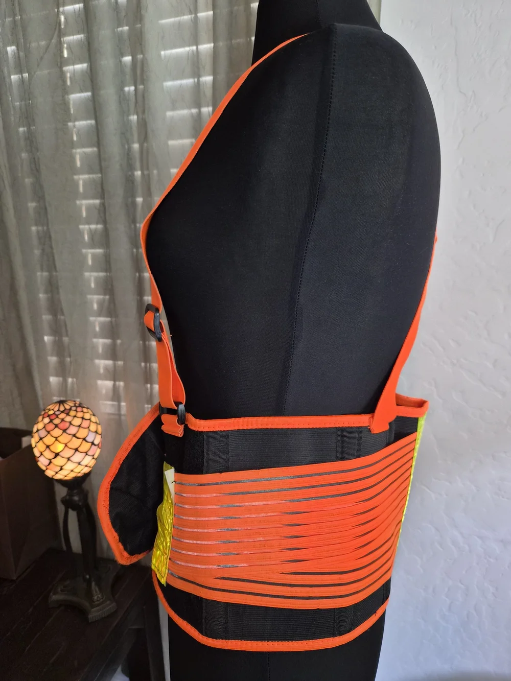 WESTERN SAFETY Back Support Belt with Reflector, L #0208